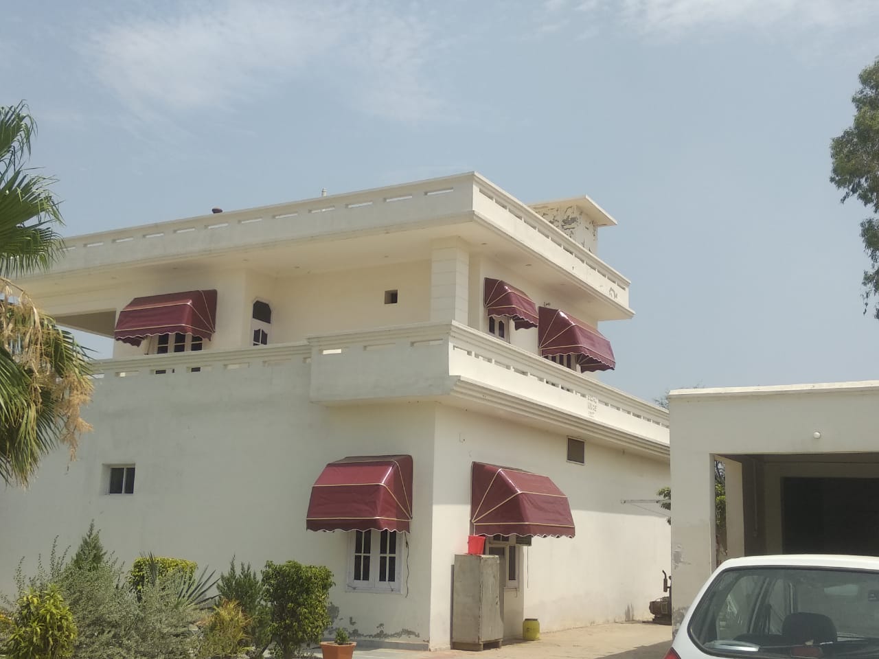 Dome sunshade installation – Prem Decor Amritsar